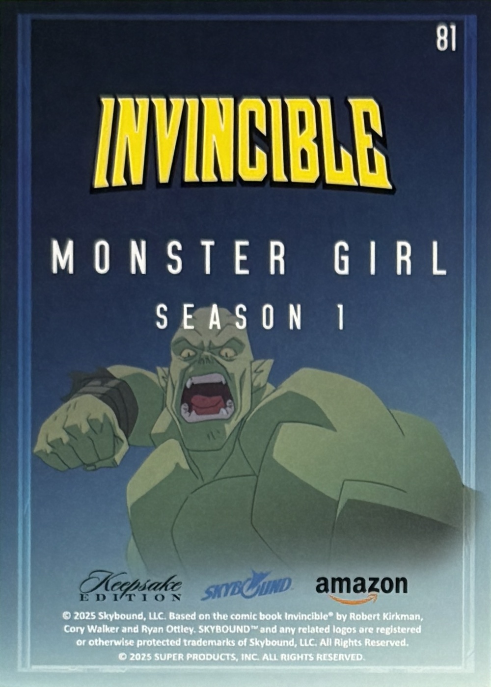 Monster Girl back card image