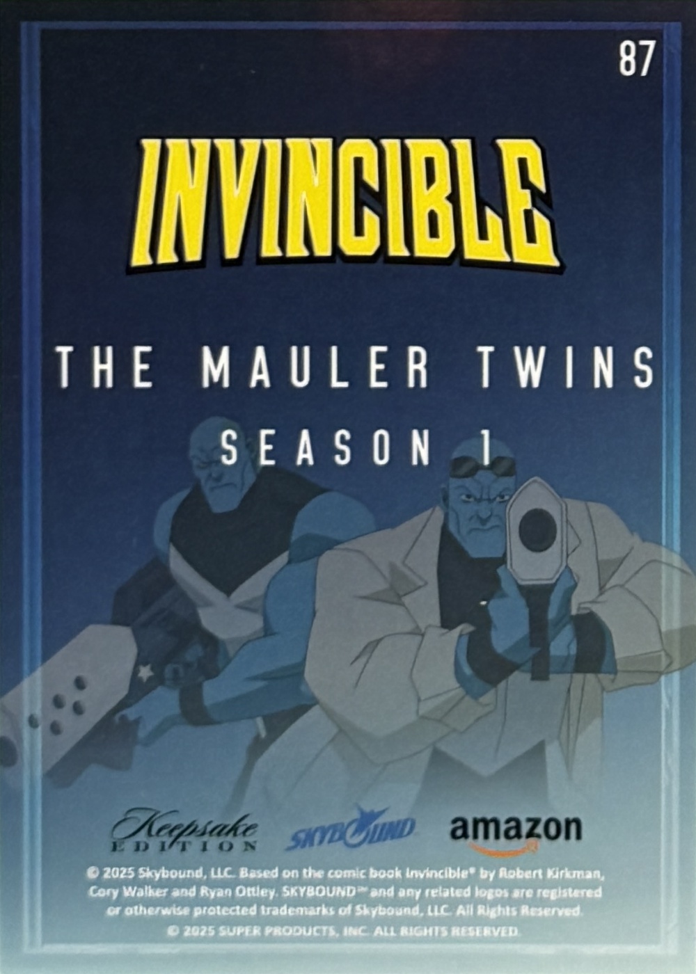 The Mauler Twins back card image