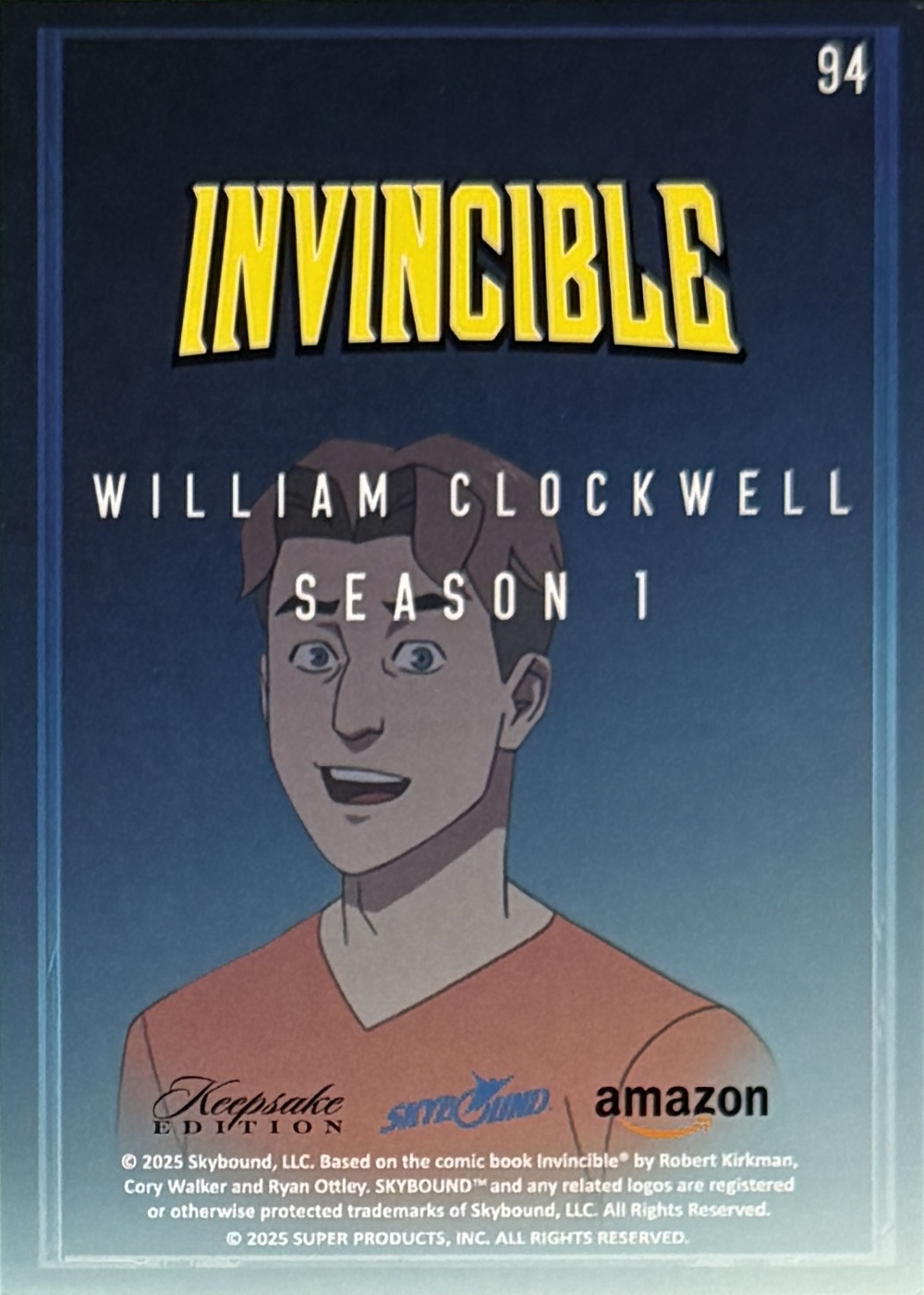 William Clockwell back card image