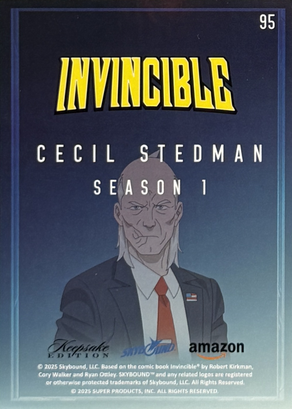 Cecil Stedman back card image