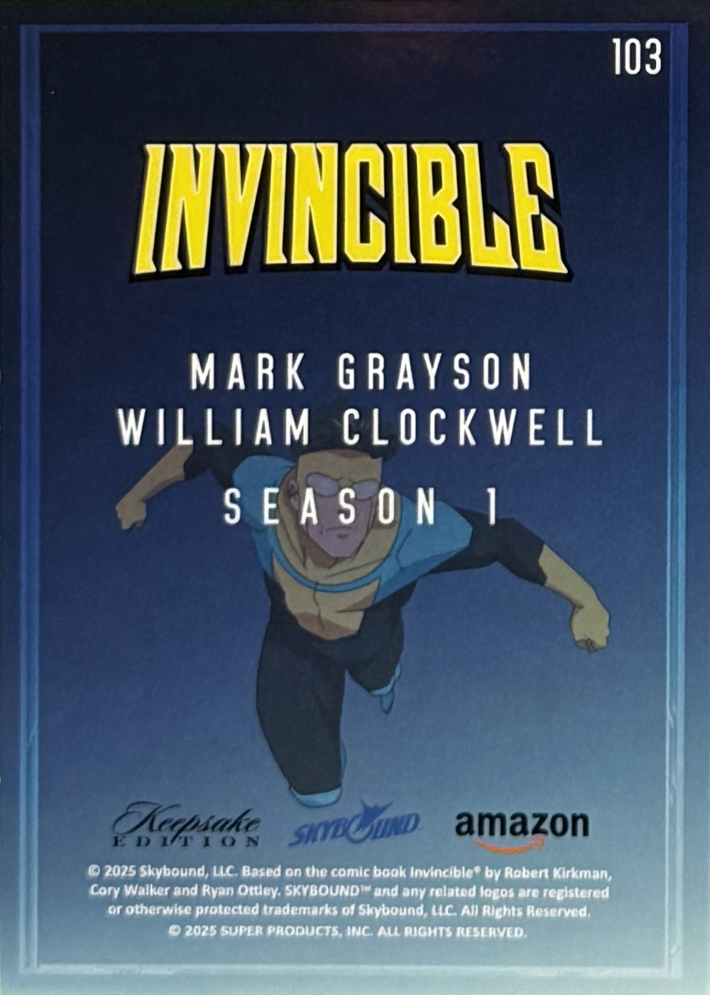 Mark Grayson/William Clockwell back card image