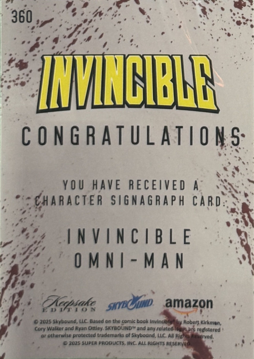 Invincible/Omni-Man back card image