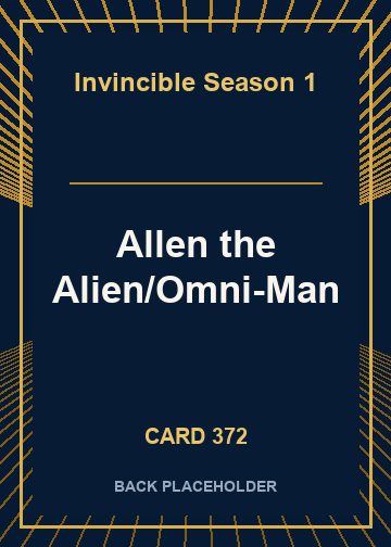 Allen the Alien/Omni-Man back card image