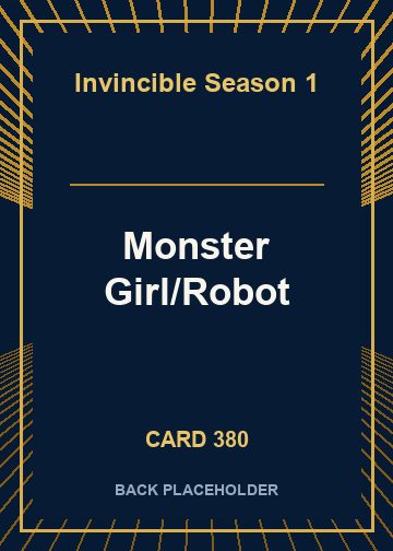 Monster Girl/Robot back card image