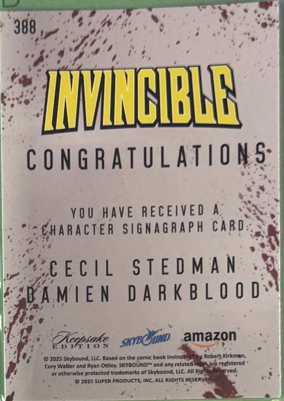 Cecil Stedman/Damien Darkblood back card image