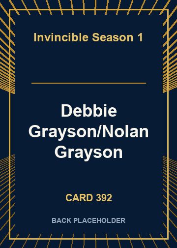Debbie Grayson/Nolan Grayson back card image