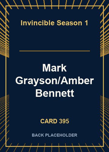 Mark Grayson/Amber Bennett back card image