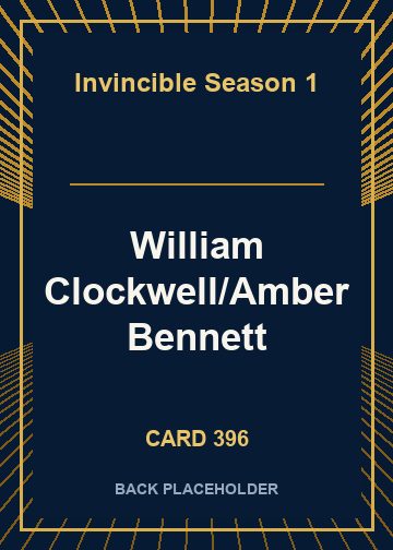 William Clockwell/Amber Bennett back card image
