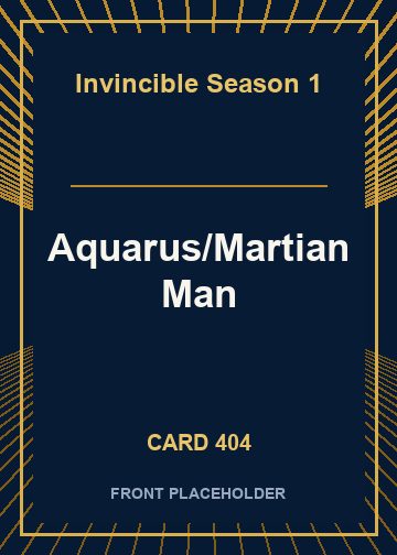 Aquarus/Martian Man card thumbnail