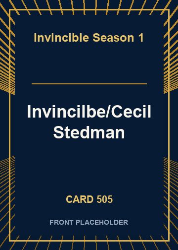 Invincilbe/Cecil Stedman card thumbnail