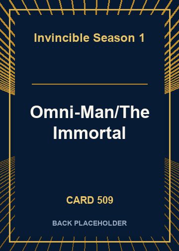 Omni-Man/The Immortal back card image