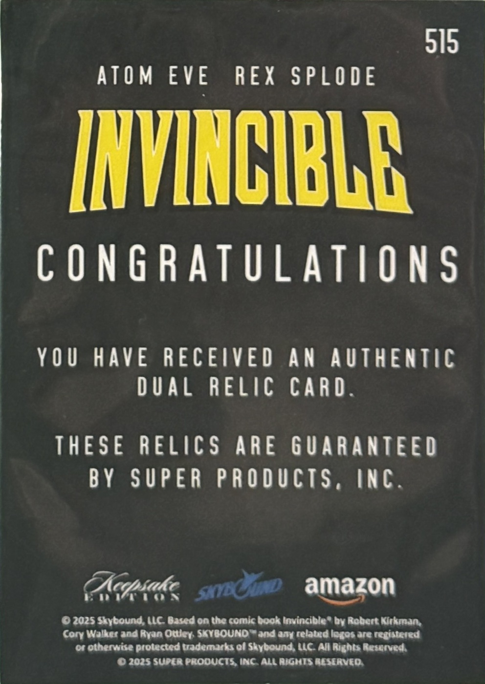 Atom Eve/Rex Splode back card image