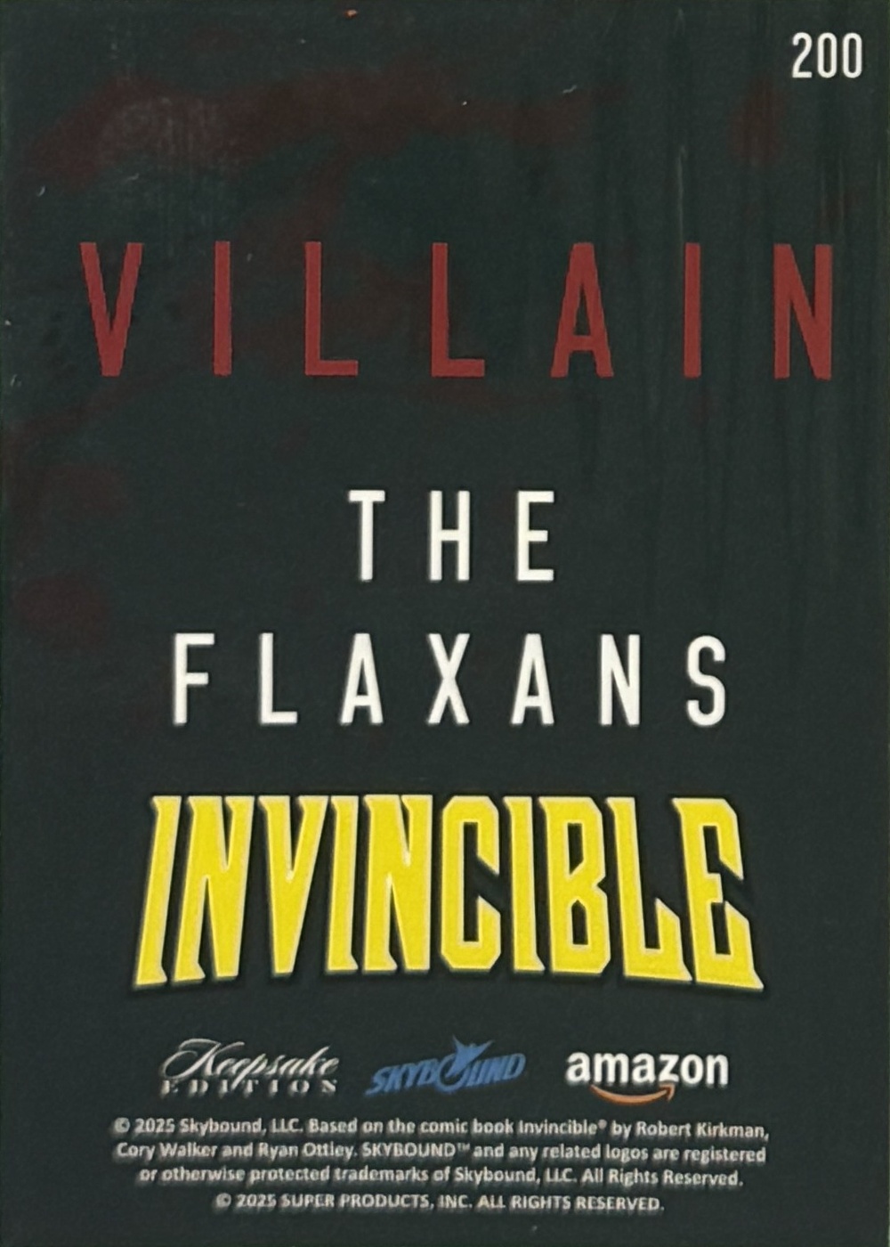 The Flaxans back card image