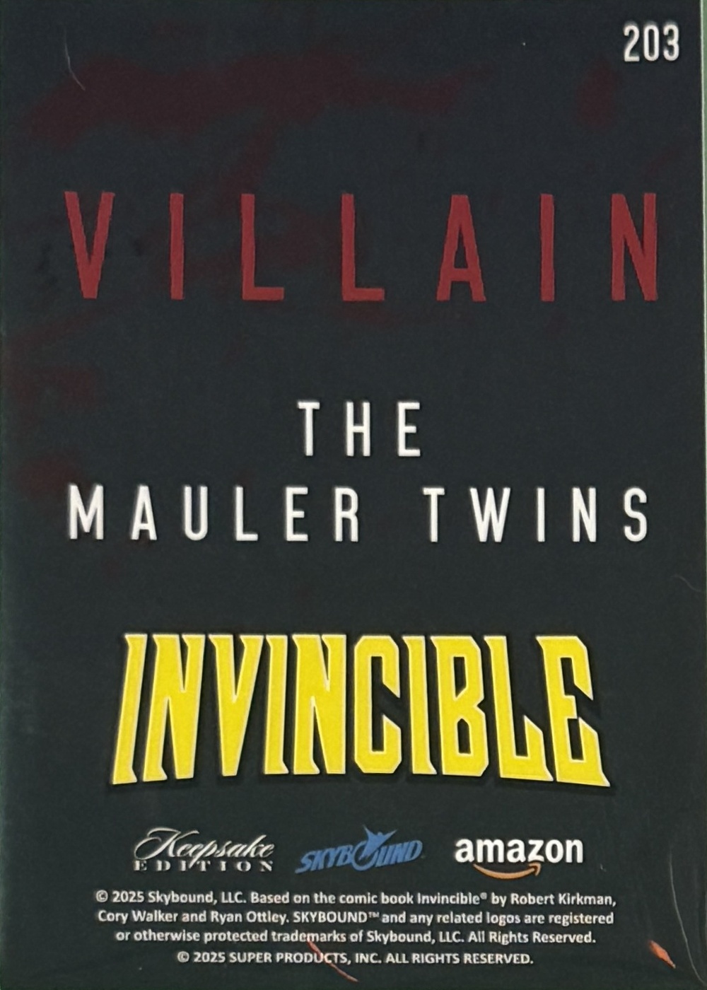 The Mauler Twins back card image