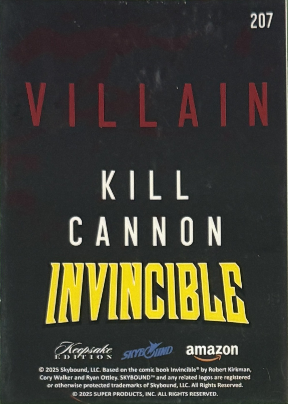Killcannon back card image