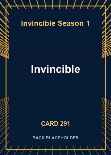 Invincible back card image