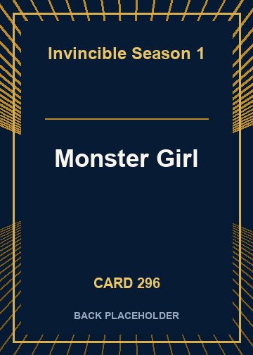 Monster Girl back card image