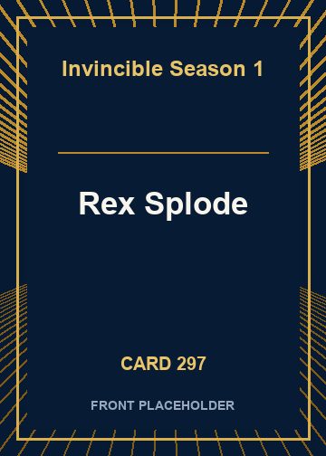 Rex Splode front card image