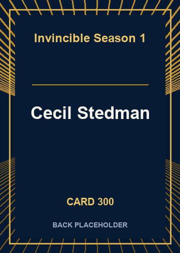 Cecil Stedman back card image
