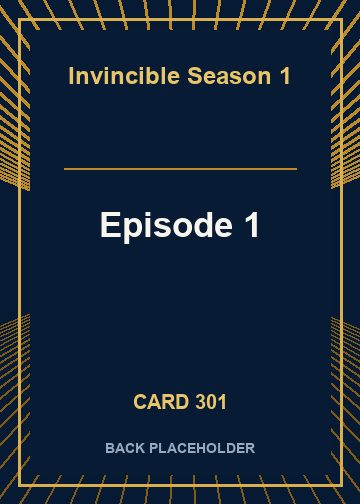 Episode 1 back card image