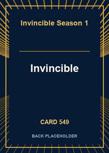 Invincible back card image