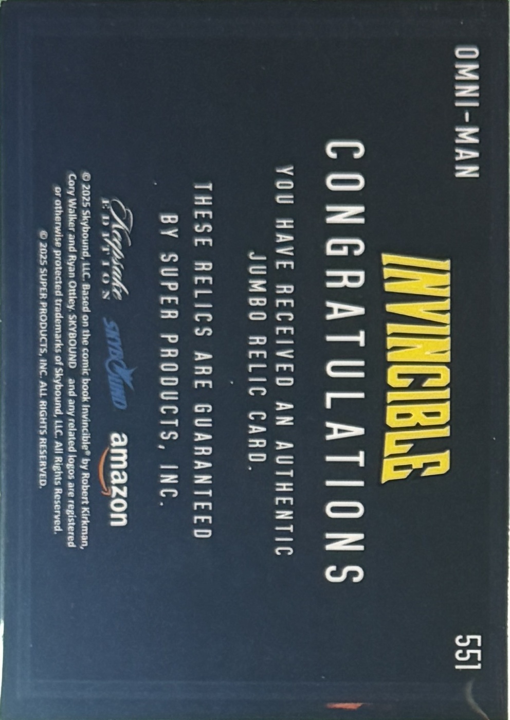 Omni-Man back card image
