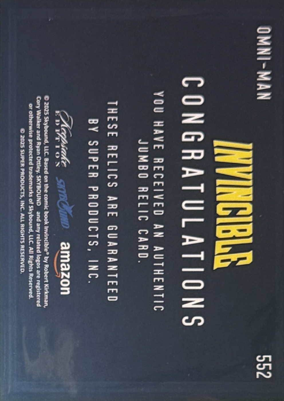 Omni-Man back card image