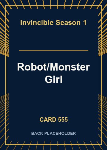 Robot/Monster Girl back card image