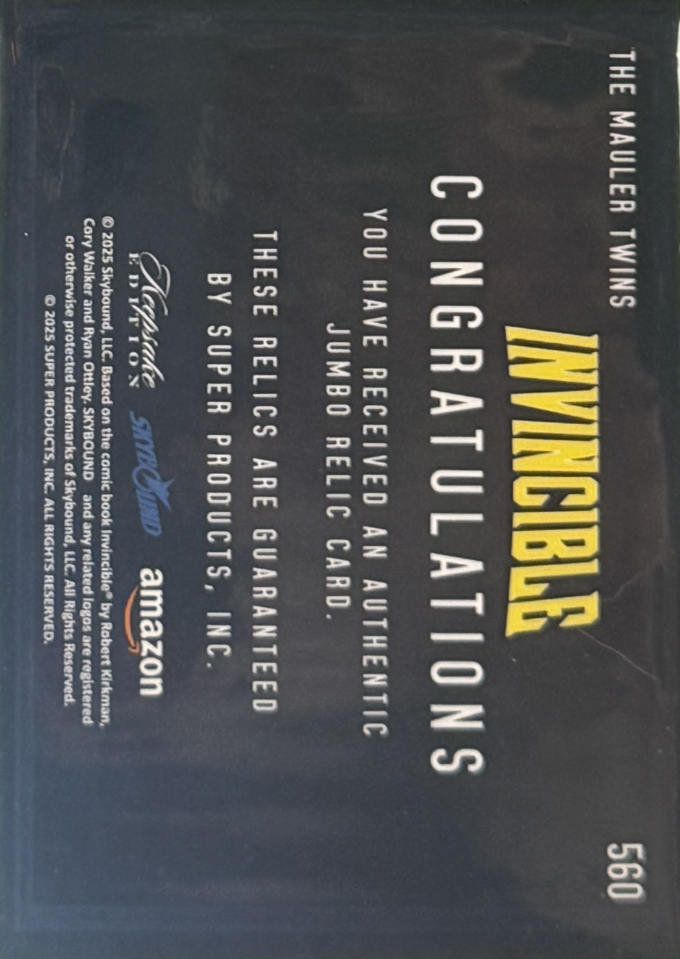 The Mauler Twins back card image