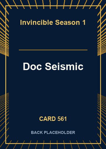 Doc Seismic back card image