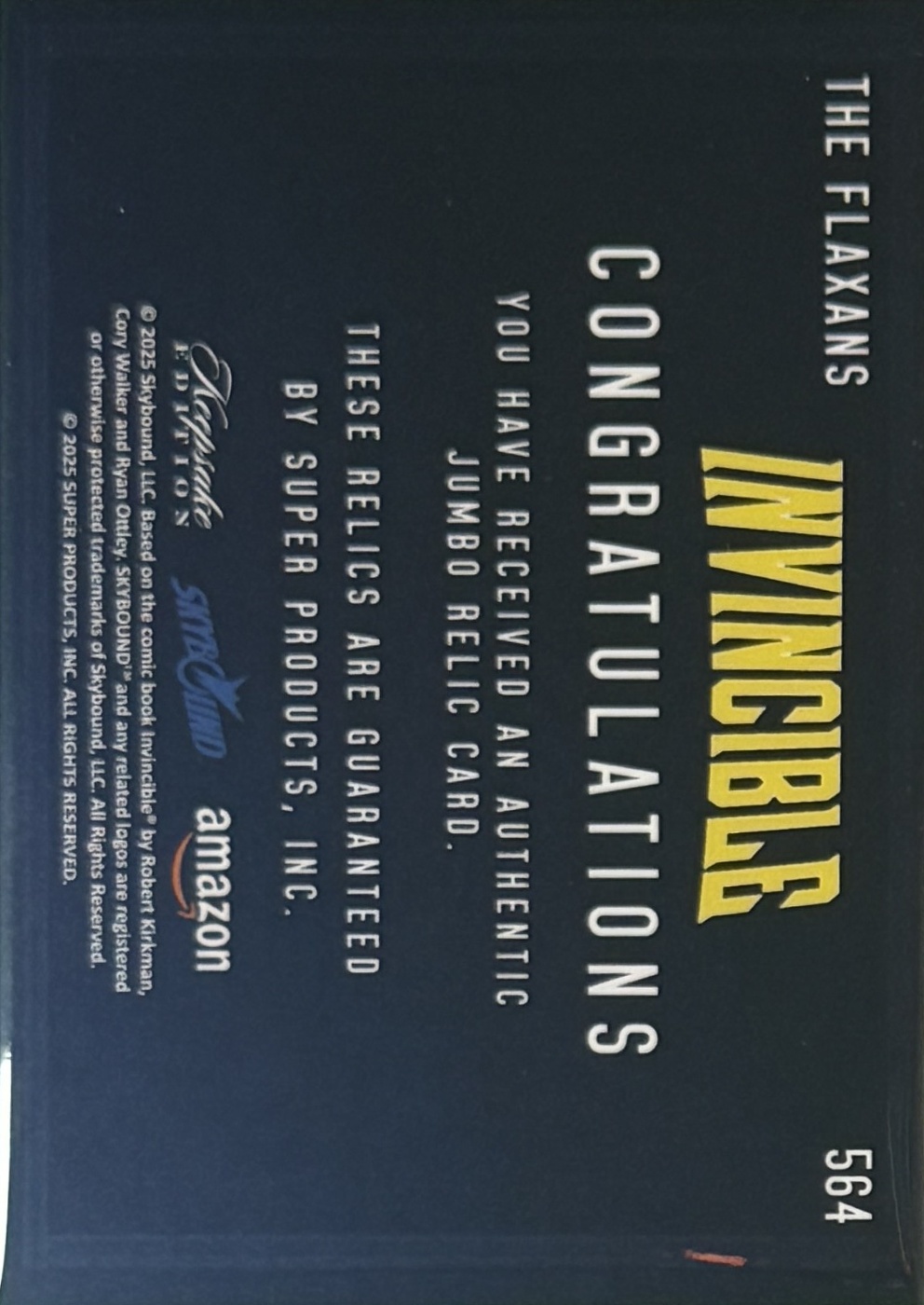 The Flaxans back card image