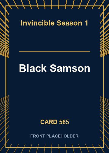 Black Samson card thumbnail