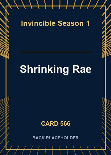 Shrinking Rae back card image