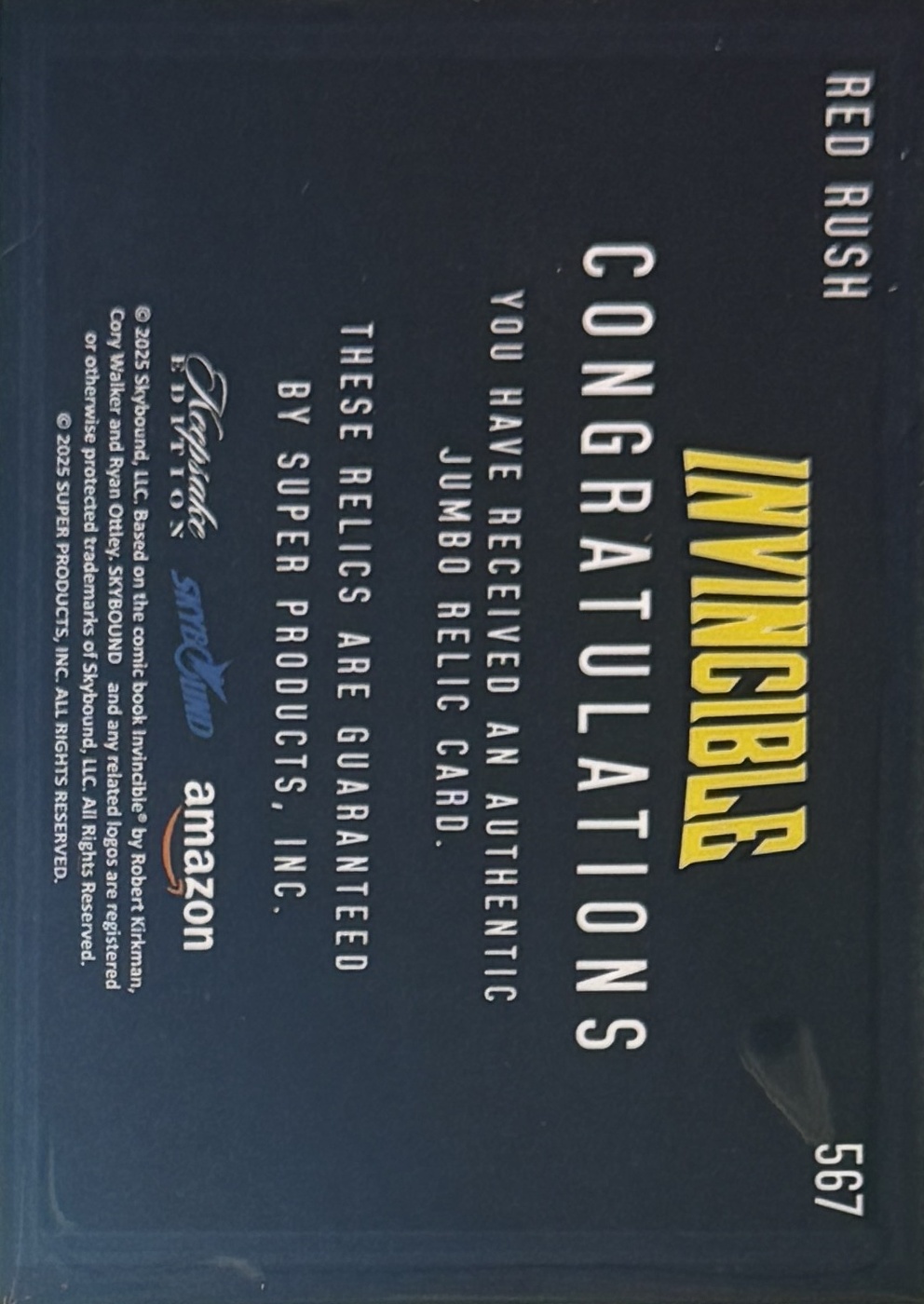 Red Rush back card image