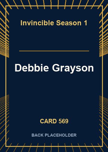 Debbie Grayson back card image