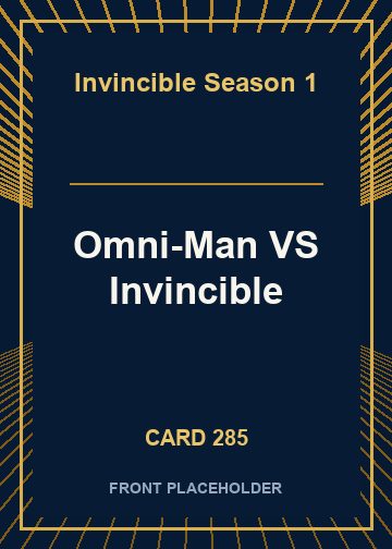 Omni-Man VS Invincible front card image