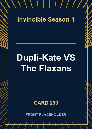 Dupli-Kate VS The Flaxans card thumbnail