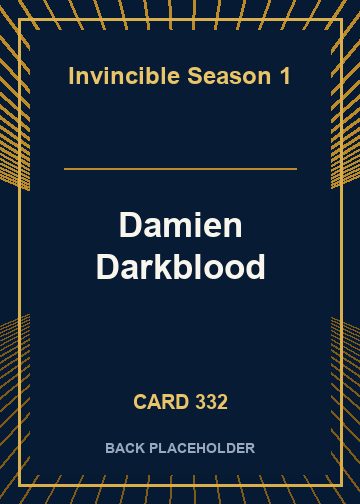 Damien Darkblood back card image