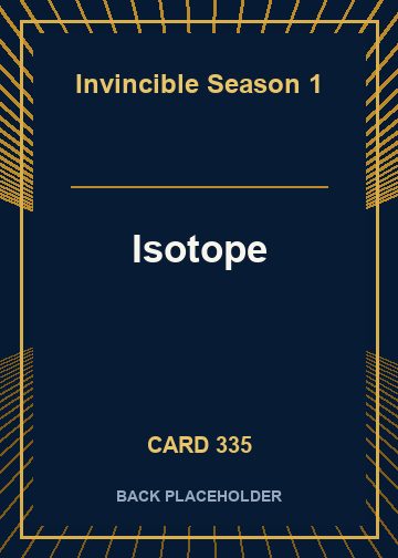 Isotope back card image