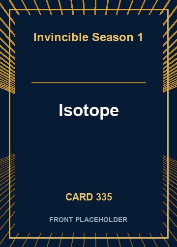 Isotope card thumbnail