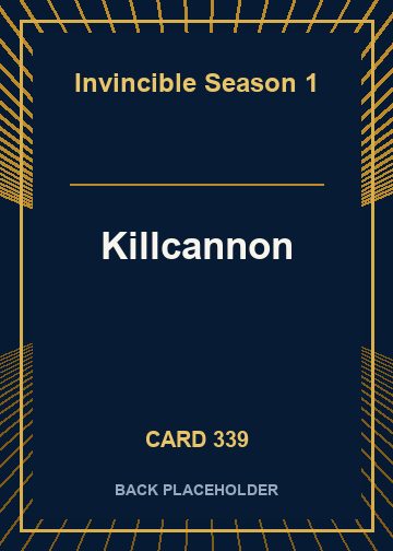 Killcannon back card image