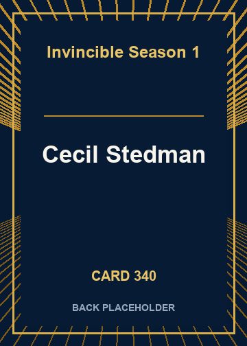 Cecil Stedman back card image