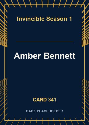 Amber Bennett back card image