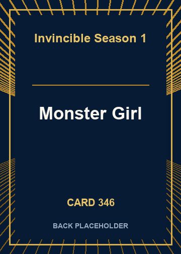 Monster Girl back card image