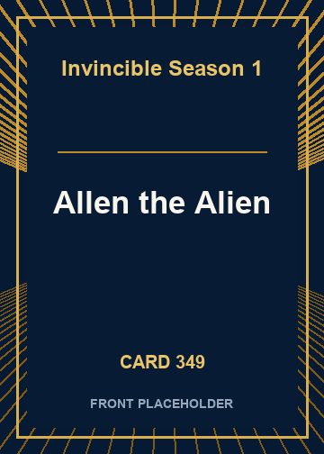 Allen the Alien card thumbnail