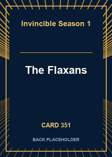 The Flaxans back card image