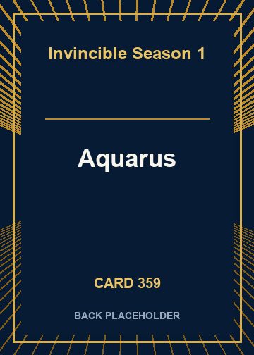 Aquarus back card image