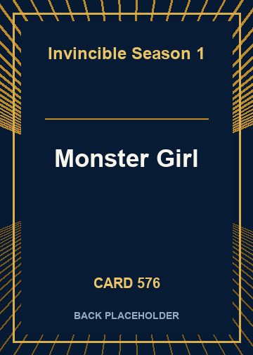 Monster Girl back card image