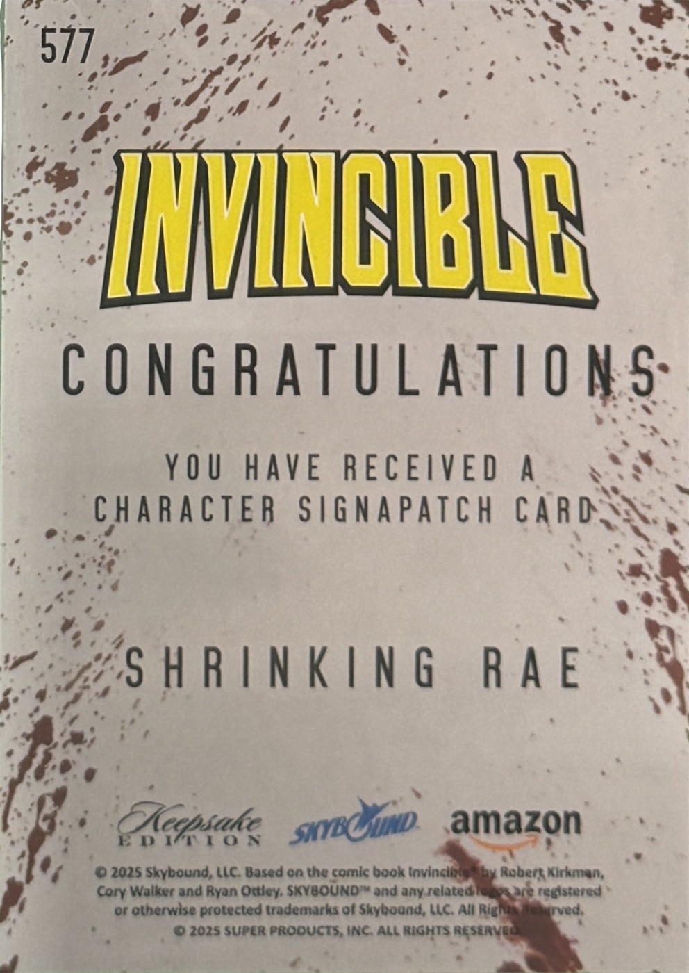 Shrinking Rae back card image