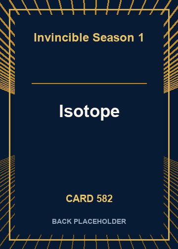 Isotope back card image